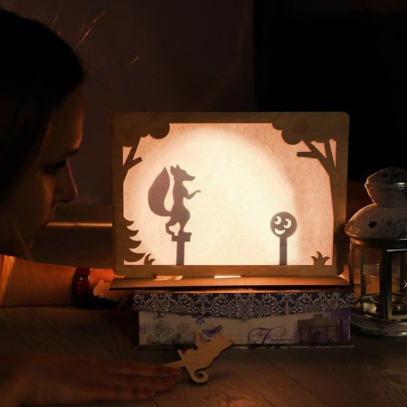 Board game. Shadow theater "Kolobok"-9