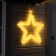 LED figure "Zvezda", 56 cm, Duralight, 96 LED, 24 V, glow warm white