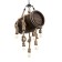 Barrel chandelier 7he27 40W Black 41x33x30 cm