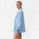 Women's costume (blouse, shorts) minku: Casual Collection Blue color, size 46