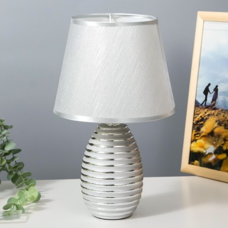 Table lamp 16609/1SL E14 40W silver 20x20x33 cm Risalux