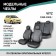 Autorekhly for Toyota Vitz, 1999-2005, rear row 40/60, eco-leather black