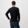 Jumper male, black color, size 48