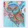 Diamond embroidery with a partial filling of “owl-beautiful” with a stand
