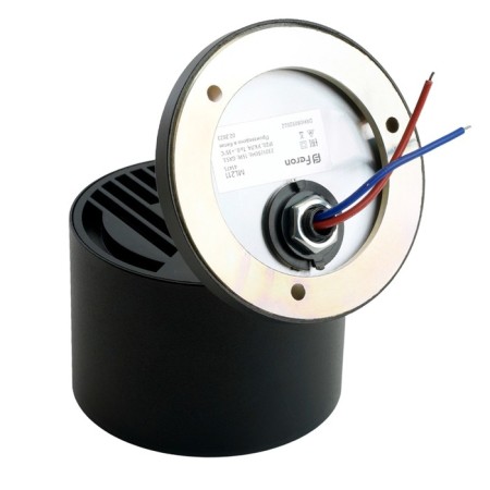 The lamp is wall-flowing Feron ML211, IP20, GX53, 15 W, 80x80x75 mm, black color-3