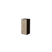 Cabinet hinged with 1 door, 30x30x72 cm, wenge, quado oak sonoma