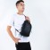 School bag, “saxi”, artificial leather, black color