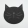 2-in-1 rug for a bowl/animal toilet 38 x 38 cm gray