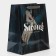 Gift package laminated, packaging, “never give up”, rainbow holography, ml 23 x 27 x 11.5 cm