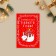 Mail card "Fluffy New Year!", A cat with a ball of 10 x 15 cm, New Year