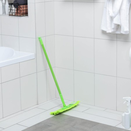Mop for washing the floor is a flat share, a microfiber nozzle 38 × 8 cm, flexible edges, telescopic pen 80-120 cm-3