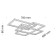 Ceiling Lamp Maytoni Mod015CL-L80W, 3XLED, 80W, 8x68x8 cm, 4100lm, white color