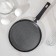 Pancake pan Discovery, D = 22 cm, plastic handle, anti -stick coating, gray color