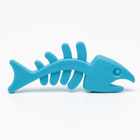 Chewing toy "plankton", TPR, 12.5 cm, blue-1