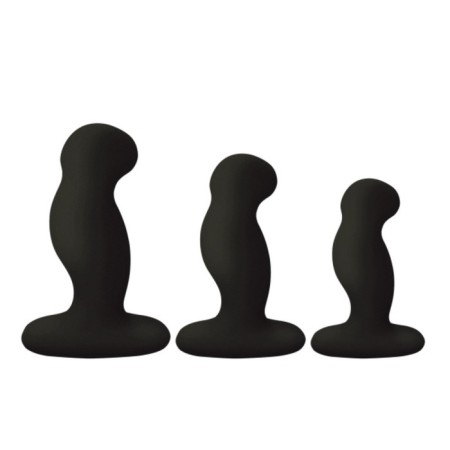 A set of anal bushings Nexus is black, 3 pcs.