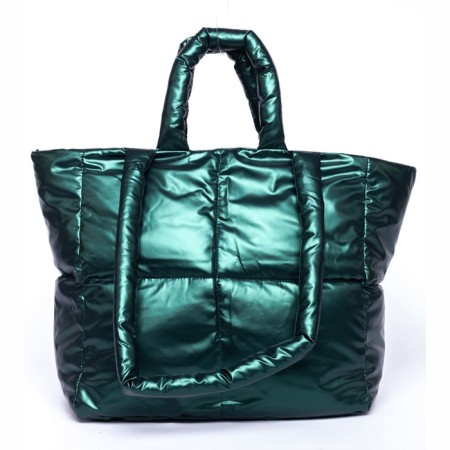 Bag Tout Women, Textile, Ludor Green, 40x15x27 cm-1