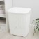 Besnaya basket with a lid "Vyaz", 60 l, 44 × 36 × 52 cm, white color