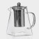 Glass teapot with metal sieve Magistro "Darcy", 950 ml