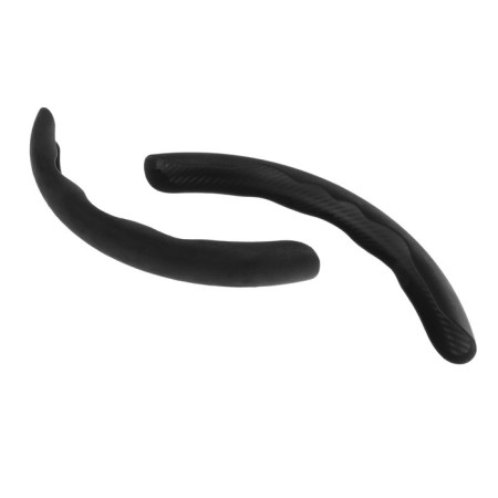 Lays on the steering wheel of a car, black, set 2 pcs-2