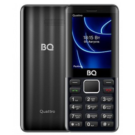 Cell phone BQ M-2453 Quatro Black