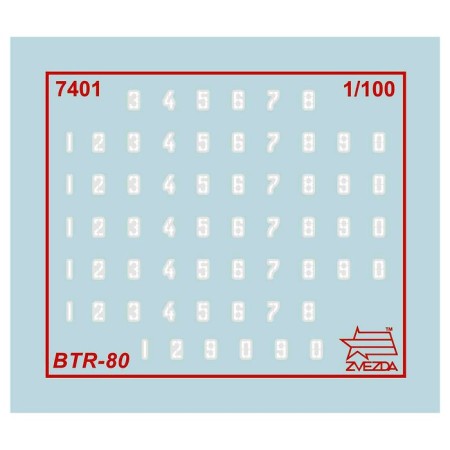 The national team "Soviet BTR-80" Star, 1/100, (7401)-4