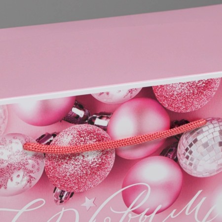 Pink Balls Package, 23 x 18 x 11 cm, New Year-3