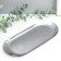Stainless steel stand "Oval" silver 8.5x18 cm