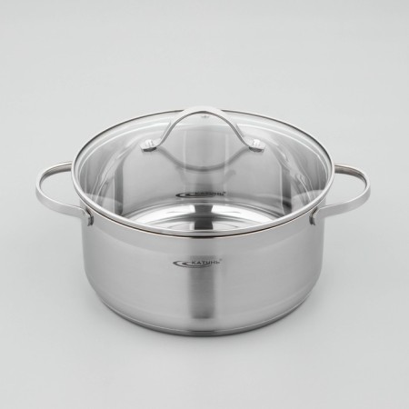 Poster "Alta", 5.2 l, d = 24 cm, capsule, glass cover, induction