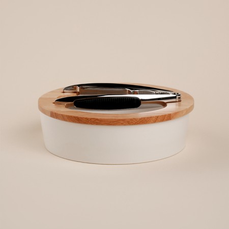 Porcelain hazel with walnuts SL Home "Trento", 2 subjects: hazel, nutol-6