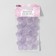Knitted elements "flowers", 3.5 × 3.5 cm, 10 pcs, lilac color/chameleon