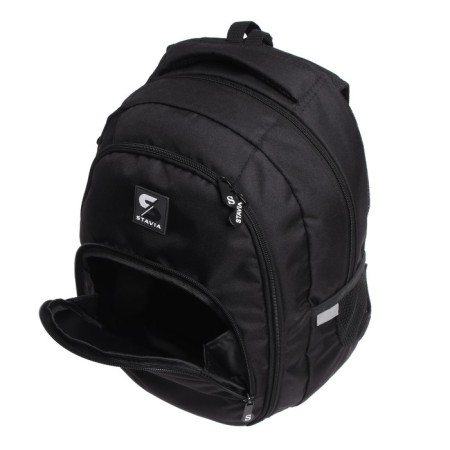 Youth backpack, 42 ​​x 31 x 13 cm, ergonomic back, Stavia "megapolis", black-7
