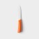 Knife ceramic shade "Simple", blade 12.5 cm, handle Soft Touch, yellow color