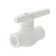 Balloon valfex, polypropylene, with a brass ball, d = 20 mm