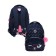 School backpack, 40 x 27 x 20 cm, Grizzly, ergonomic back, laptop department, blue
