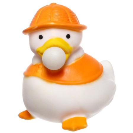 Rubber toy for the bath "Duckling with a bubble", 6 cm., Color mix, crush me-4