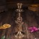 Summary for 1 candle "rose" Antik, brass, 19 cm