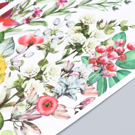 Sticking plastic interior color "Flower stories" 60x90 cm-2