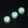 Waterproof lamp minimal mini, 3 x 1.9 cm, 3 pcs, from CR2032 (in set), remote control, rgb, IP68