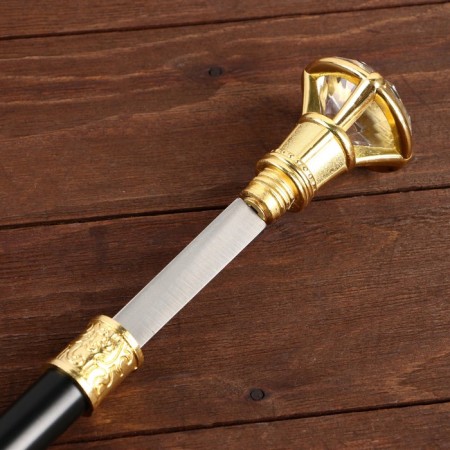 Souvenir product cane with a dagger, blade 30cm-2