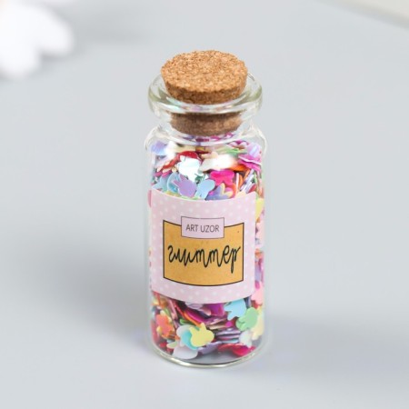 Glitter in the jar "Bunnies. Spring Gamma" set of 6 g 5x2x2 cm