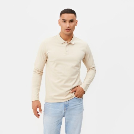 Men's jumper from the peak minku beige color, river 54