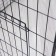 Animal aviary "Pigzon" 6 sections on clips 60 x 60 cm, Sh.p. 37-40 mm, folding, black