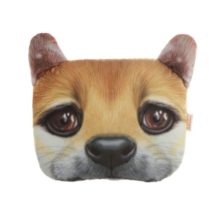 Pillow for the headrest Matech Animals Line, Shiba, 30 x 25 x 10 cm, brown-2