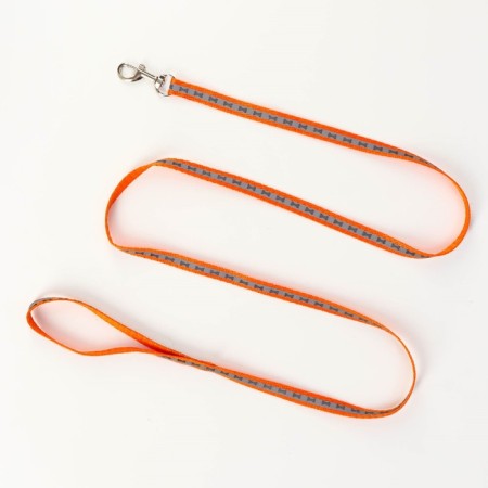 The reflective “bones” set, a collar of 120 x 1 cm, Osh 24-40 cm, fire 24-40 cm orange-6