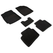 Pile rug for kia rio, 2011-, black