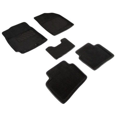 Pile rug for kia rio, 2011-, black