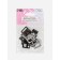 Flotter for a swimsuit, metal, 15 mm, 5 pcs., Black nickel color