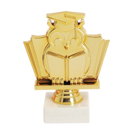 Figure on the graduation "owl", gold