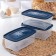 A set of rectangular containers for freezing Morozko products, 1 l, 3 pcs, color mix