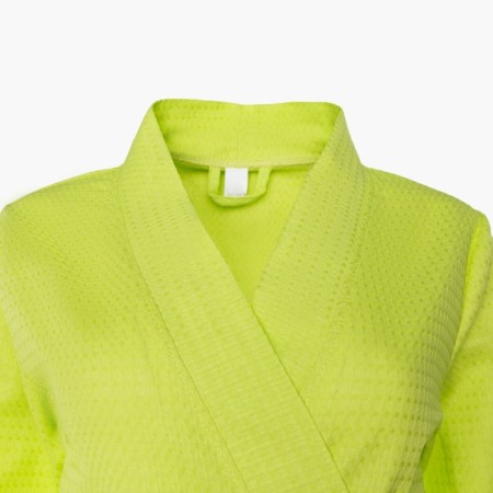 Women's waffle robe and I am 3/4 sleeve, size 54-56, light green, 100% cotton, 200g/m2-5
